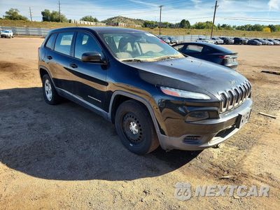 Czwarte zdjęcie samochodu z boku: 2016 JEEP CHEROKEE SPORT VIN:1C4PJMAB3GW206360 - miniatura