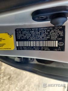 Zdjęcie 12 z 12 samochodu: 2004 LEXUS ES 330 VIN:JTHBA30G645029594 - miniatura