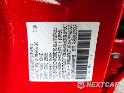 Zdjęcie 12 z 12 samochodu: 2026 HONDA CIVIC SPORT TOURING VIN:19XFL4H93TE009735 - miniatura