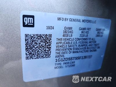 Zdjęcie 12 z 12 samochodu: 2025 CHEVROLET MALIBU LT VIN:1G1ZD5ST5SF139727 - miniatura