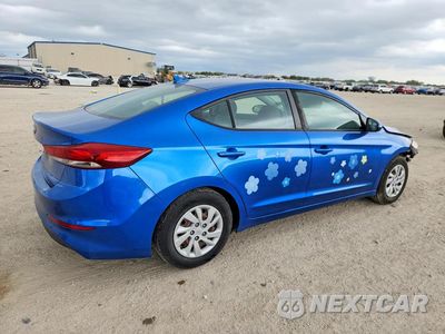 Trzecie zdjęcie samochodu z tyłu: 2017 HYUNDAI ELANTRA SE VIN:5NPD74LF7HH193783 - miniatura