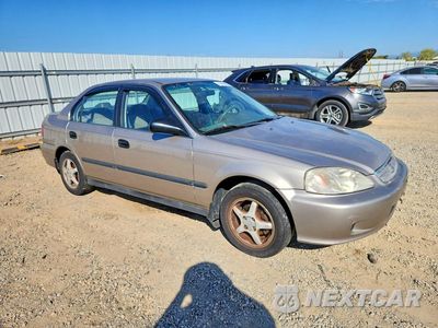 Czwarte zdjęcie samochodu z boku: 2000 HONDA CIVIC LX VIN:1HGEJ6575YL009915 - miniatura