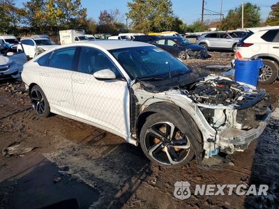 Czwarte zdjęcie samochodu z boku: 2020 HONDA ACCORD SPORT VIN:1HGCV1F39LA151733 - miniatura