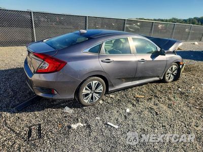 Trzecie zdjęcie samochodu z tyłu: 2018 HONDA CIVIC EX VIN:JHMFC1F31JX016921 - miniatura