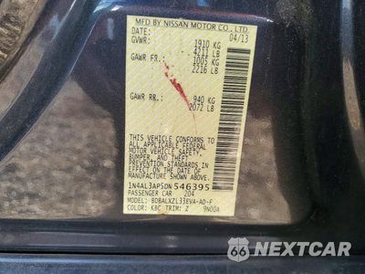 Zdjęcie 12 z 12 samochodu: 2013 NISSAN ALTIMA 2.5 VIN:1N4AL3AP5DN546395 - miniatura