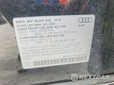 Zdjęcie 13 z 13 samochodu: 2017 AUDI Q3 PREMIUM VIN:WA1ECCFSXHR002055 - miniatura