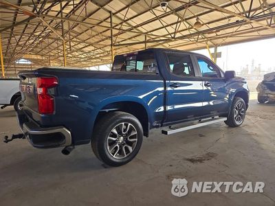 Trzecie zdjęcie samochodu z tyłu: 2021 CHEVROLET SILVERADO C1500 LT VIN:3GCPWCEDXMG198937 - miniatura