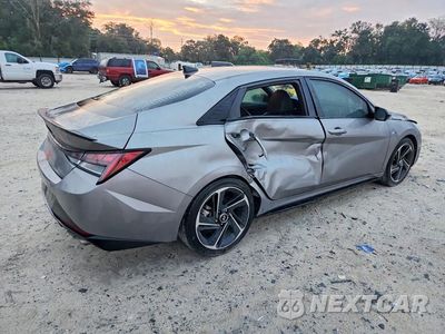 Trzecie zdjęcie samochodu z tyłu: 2022 HYUNDAI ELANTRA N LINE VIN:KMHLR4AF2NU226517 - miniatura