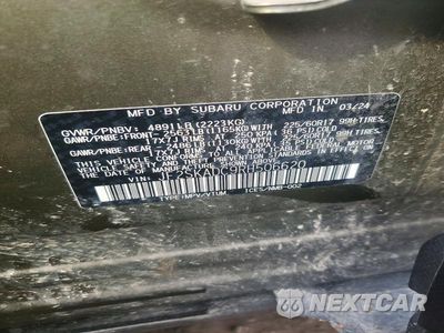 Zdjęcie 13 z 13 samochodu: 2024 SUBARU FORESTER PREMIUM VIN:JF2SKADC9RH506620 - miniatura