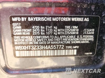 Zdjęcie 13 z 13 samochodu: 2017 BMW X1 XDRIVE28I VIN:WBXHT3Z33H4A55772 - miniatura