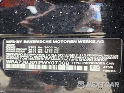 Zdjęcie 12 z 12 samochodu: 2023 BMW 540 XI VIN:WBA73BJ01PWY07308 - miniatura