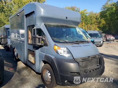 Czwarte zdjęcie samochodu z boku: 2022 RAM PROMASTER 3500 DELIVERY TRUCK VIN:3C7WRVMG8NE126788 - miniatura