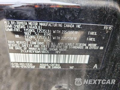Zdjęcie 13 z 13 samochodu: 2016 TOYOTA RAV4 SE VIN:2T3JFREV1GW418035 - miniatura