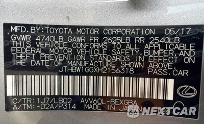 Zdjęcie 10 z 13 samochodu: 2017 LEXUS ES 300H VIN:JTHBW1GGXH2156318 - miniatura