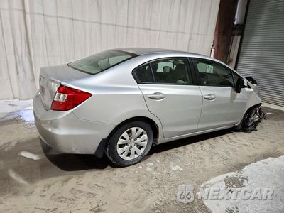Trzecie zdjęcie samochodu z tyłu: 2012 HONDA CIVIC LX VIN:2HGFB2F51CH314809 - miniatura
