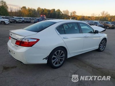 Trzecie zdjęcie samochodu z tyłu: 2015 HONDA ACCORD SPORT VIN:1HGCR2F55FA020458 - miniatura