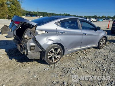 Trzecie zdjęcie samochodu z tyłu: 2016 HYUNDAI ELANTRA LIMITED VIN:5NPDH4AE4GH745195 - miniatura