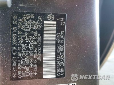 Zdjęcie 12 z 12 samochodu: 2007 TOYOTA CAMRY XLE V6 VIN:JTNBK46K473001899 - miniatura