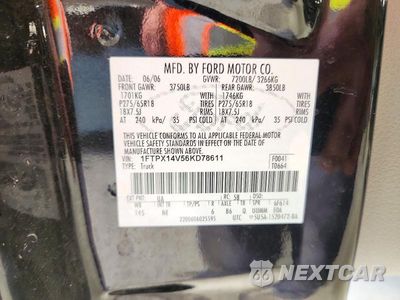 Zdjęcie 12 z 12 samochodu: 2006 FORD F150 VIN:1FTPX14V56KD78611 - miniatura