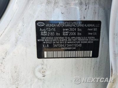 Zdjęcie 12 z 12 samochodu: 2017 HYUNDAI ELANTRA VALUE EDITION VIN:5NPD84LF5HH119548 - miniatura