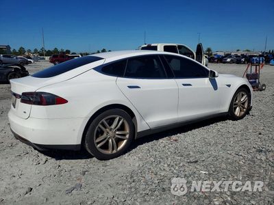 Trzecie zdjęcie samochodu z tyłu: 2014 TESLA MODEL S VIN:5YJSA1S10EFP64859 - miniatura