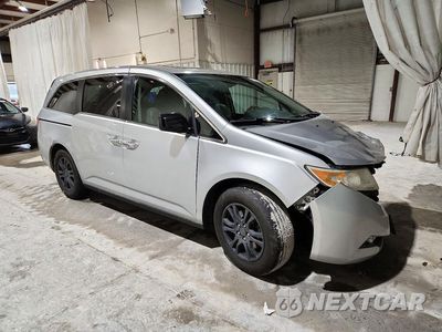 Czwarte zdjęcie samochodu z boku: 2013 HONDA ODYSSEY EXL VIN:5FNRL5H66DB086636 - miniatura