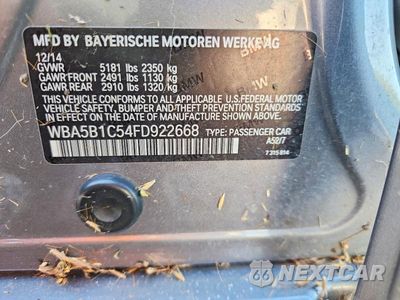 Zdjęcie 12 z 12 samochodu: 2015 BMW 535 I VIN:WBA5B1C54FD922668 - miniatura