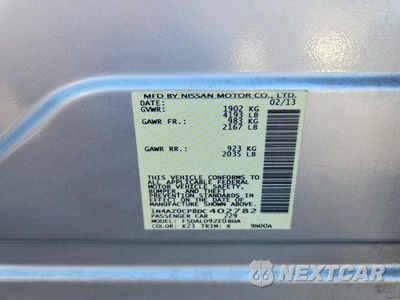 Zdjęcie 12 z 12 samochodu: 2013 NISSAN LEAF S VIN:1N4AZ0CP8DC402782 - miniatura