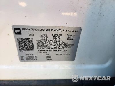 Zdjęcie 14 z 14 samochodu: 2022 CHEVROLET EQUINOX LT VIN:3GNAXKEV6NL284185 - miniatura