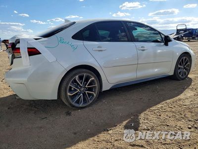 Trzecie zdjęcie samochodu z tyłu: 2020 TOYOTA COROLLA XSE VIN:JTDT4RCE9LJ026141 - miniatura