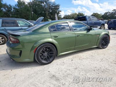 Trzecie zdjęcie samochodu z tyłu: 2021 DODGE CHARGER SCAT PACK VIN:2C3CDXGJXMH578167 - miniatura