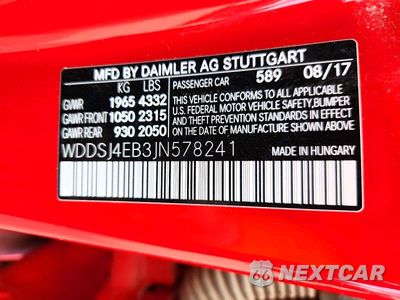 Zdjęcie 12 z 12 samochodu: 2018 MERCEDES-BENZ CLA 250 VIN:WDDSJ4EB3JN578241 - miniatura
