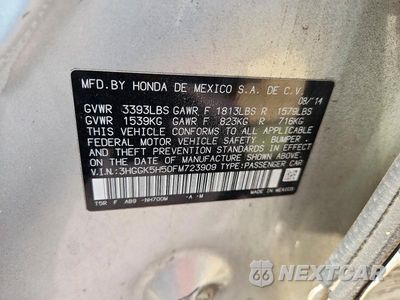 Zdjęcie 13 z 13 samochodu: 2015 HONDA FIT LX VIN:3HGGK5H50FM723909 - miniatura