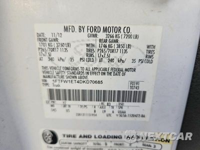 Zdjęcie 12 z 12 samochodu: 2013 FORD F150 SUPERCREW VIN:1FTFW1ET4DKD70685 - miniatura