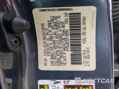 Zdjęcie 12 z 12 samochodu: 2013 TOYOTA COROLLA LE VIN:5YFBU4EE3DP188582 - miniatura