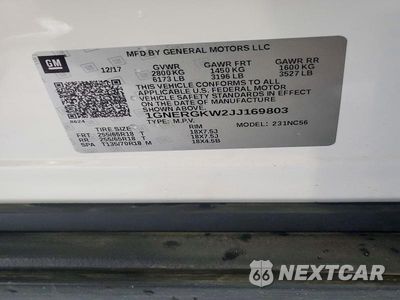 Zdjęcie 13 z 13 samochodu: 2018 CHEVROLET TRAVERSE LT VIN:1GNERGKW2JJ169803 - miniatura