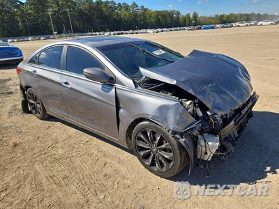 Czwarte zdjęcie samochodu z boku: 2011 HYUNDAI SONATA SE VIN:5NPEC4AC8BH281810 - miniatura