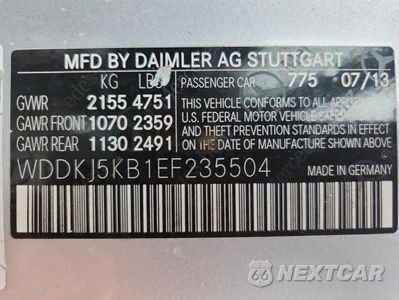 Zdjęcie 13 z 13 samochodu: 2014 MERCEDES-BENZ E 350 VIN:WDDKJ5KB1EF235504 - miniatura