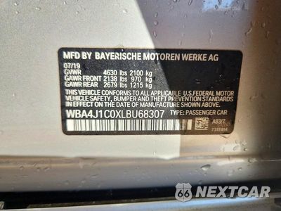 Zdjęcie 12 z 12 samochodu: 2020 BMW 430I GRAN COUPE VIN:WBA4J1C0XLBU68307 - miniatura