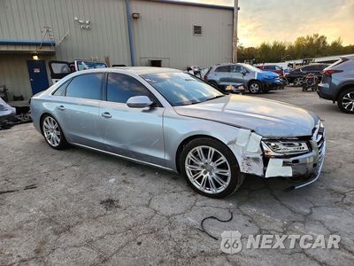 Czwarte zdjęcie samochodu z boku: 2016 AUDI A8 L QUATTRO VIN:WAU34AFD4GN002412 - miniatura