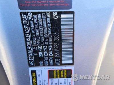 Zdjęcie 12 z 12 samochodu: 2007 MERCEDES-BENZ CLK 350 VIN:WDBTJ56H67F213836 - miniatura
