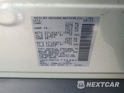 Zdjęcie 13 z 13 samochodu: 2016 NISSAN ROGUE S VIN:5N1AT2MV2GC731465 - miniatura