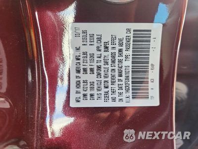 Zdjęcie 12 z 12 samochodu: 2017 HONDA ACCORD SPORT VIN:1HGCR2F5XHA192715 - miniatura