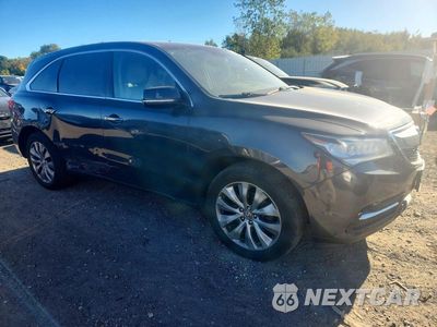 Czwarte zdjęcie samochodu z boku: 2015 ACURA MDX TECHNOLOGY VIN:5FRYD4H44FB019133 - miniatura