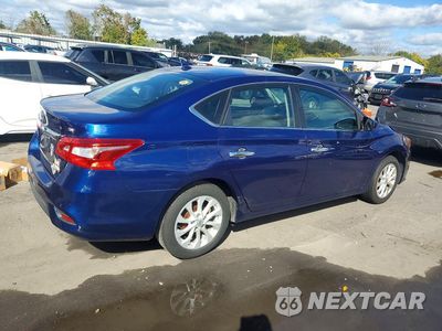 Trzecie zdjęcie samochodu z tyłu: 2018 NISSAN SENTRA SV VIN:3N1AB7APXJY302442 - miniatura