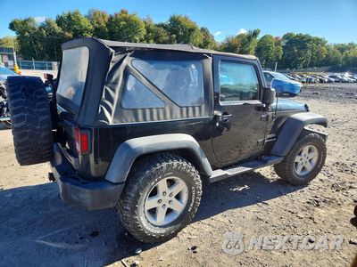 Trzecie zdjęcie samochodu z tyłu: 2012 JEEP WRANGLER SPORT VIN:1C4AJWAG3CL107563 - miniatura