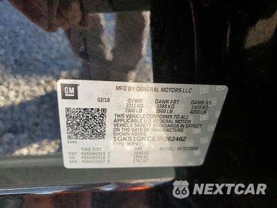 Zdjęcie 13 z 13 samochodu: 2018 GMC YUKON XL SLT VIN:1GKS1GKC9JR262462 - miniatura