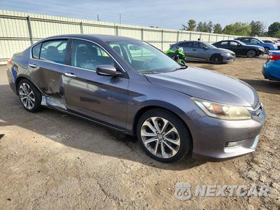 Czwarte zdjęcie samochodu z boku: 2015 HONDA ACCORD SPORT VIN:1HGCR2F55FA039916 - miniatura