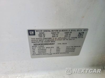 Zdjęcie 12 z 12 samochodu: 2017 CHEVROLET SILVERADO K1500 LTZ VIN:3GCUKSEC8HG345097 - miniatura