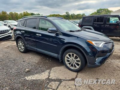 Czwarte zdjęcie samochodu z boku: 2017 TOYOTA RAV4 HV LIMITED VIN:JTMDJREV9HD084928 - miniatura